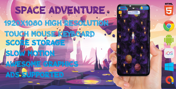 Space Game – Adventure HTML5 Game Review: Fun Nulled