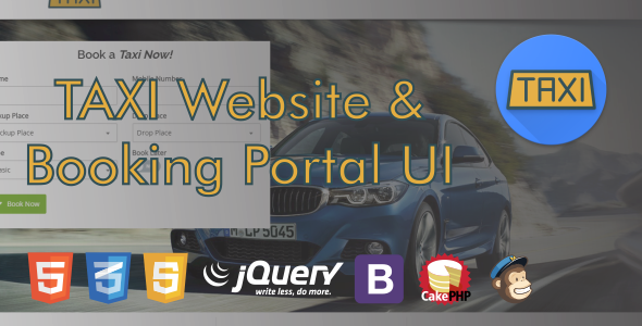 Taxi Website and Booking Portal UI Review: Solid Nulled